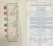 DICTIONNAIRE GÉOGRAPHIQUE UNIVERSEL. Totalement refondu et mis au niveau de la science moderne. Purgé de plus 500 doubles emploisd, articles imaginaires, etc. Avec un tableau synoptique par département, par V. Parisot. Troisième édition.